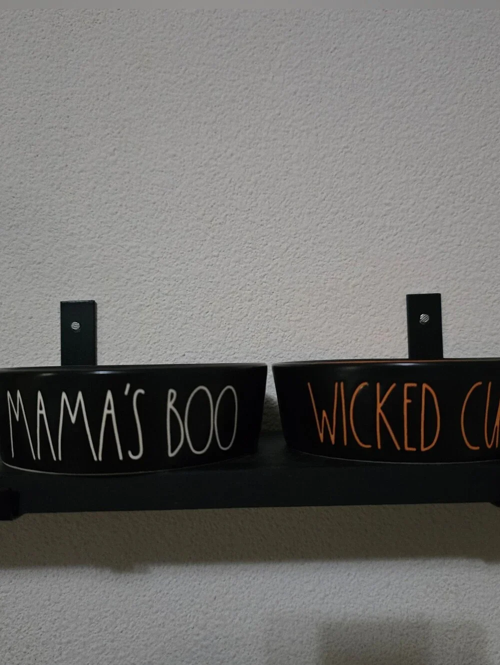 Rae Dunn Pet Bowls Rae Dunn Halloween Pet Cat Dog Bowl Mamas Boo Wicked Cute